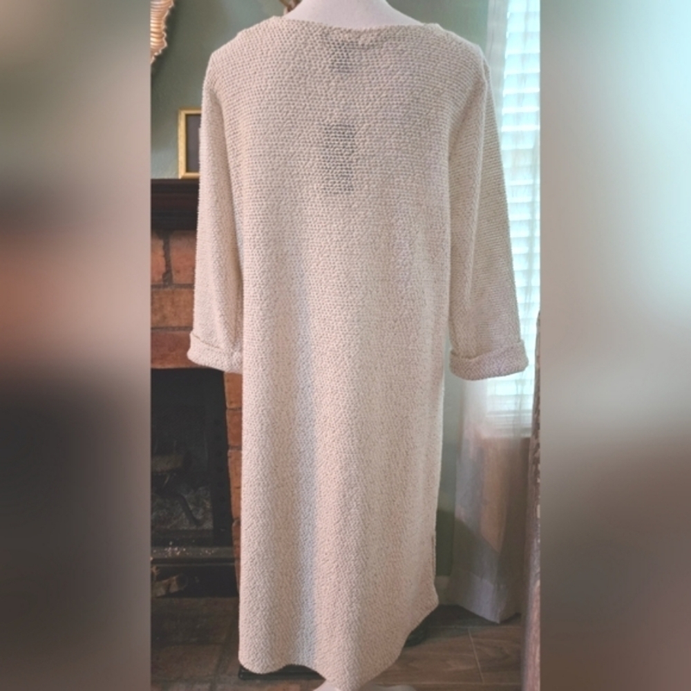 ROBERT LOUIS DRESS SZ L OATMEAL - Picture 5 of 11